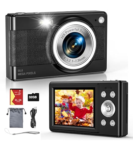 ★タッチパネル美品SSD128GB★Q665/M カメラ ノートPC339 Amazon.com: Upgrade Digital Camera, 56MP FHD 1080P for Kids with